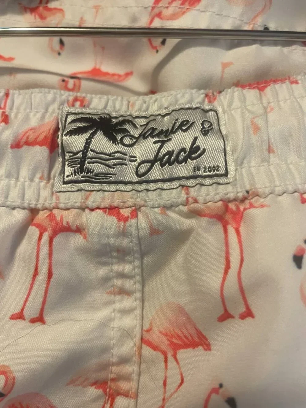 Janie and Jack Boys Swim Shorts Size 18 | Tropical Flamingo Print, Resort